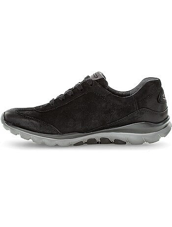 Baskets en cuir