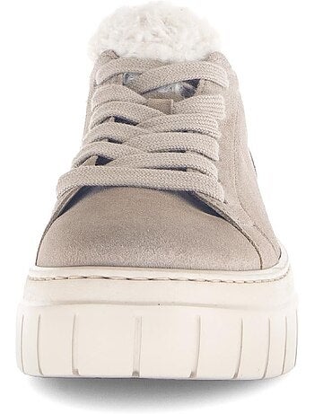 Baskets en cuir nubuck - doublure intérieure chaude