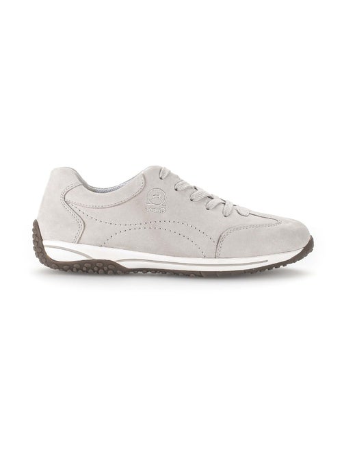 Baskets  en cuir nubuck - Kiabi
