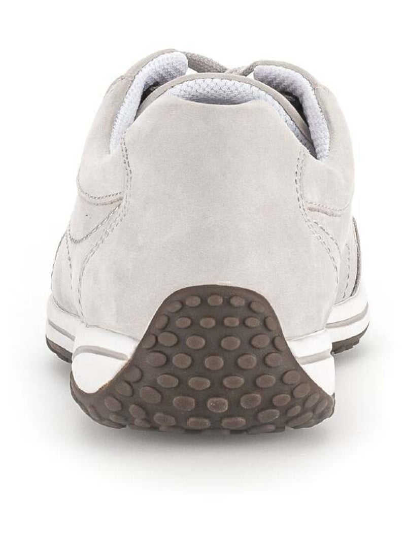 Baskets  en cuir nubuck Beige - Kiabi