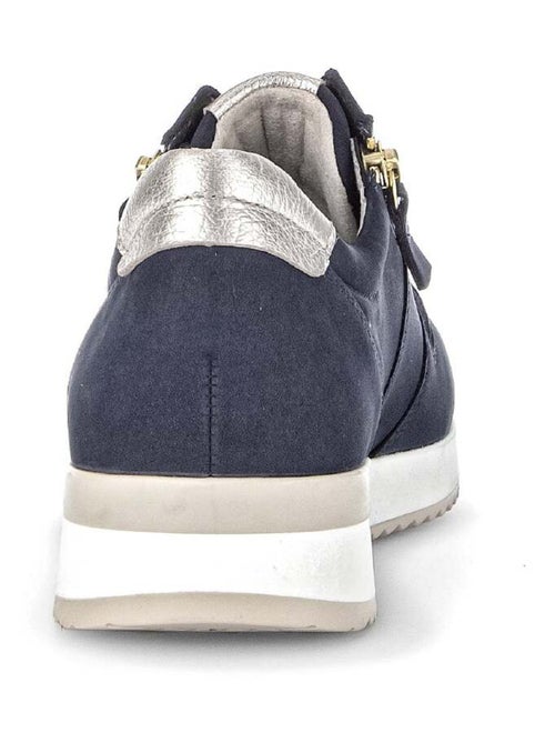 Baskets  en cuir nubuck - Kiabi