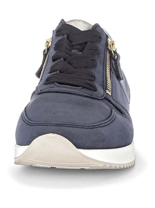 Baskets  en cuir nubuck - Kiabi