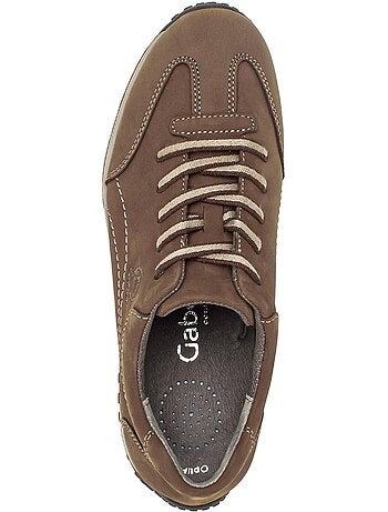 Baskets en cuir nubuck