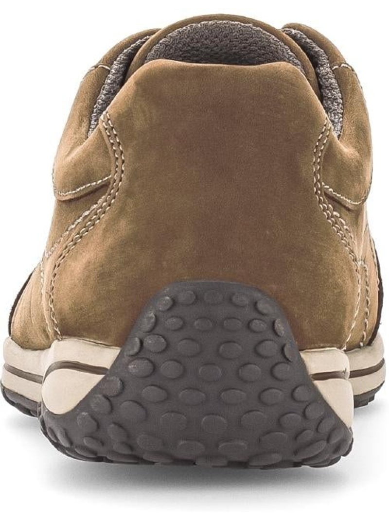 Baskets  en cuir nubuck Marron - Kiabi