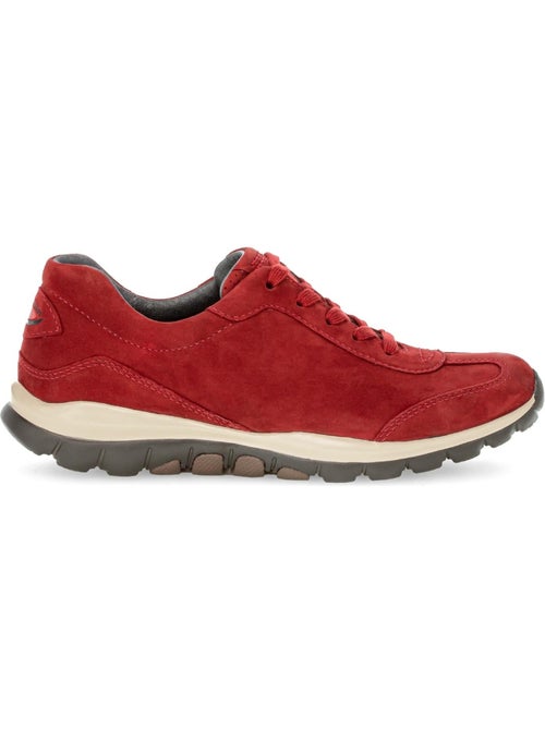 Baskets  en cuir nubuck - Kiabi