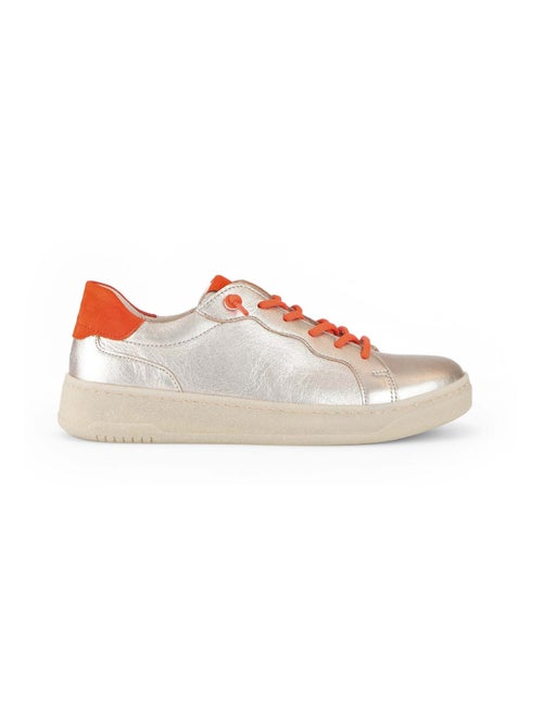 Baskets  en cuir - Kiabi