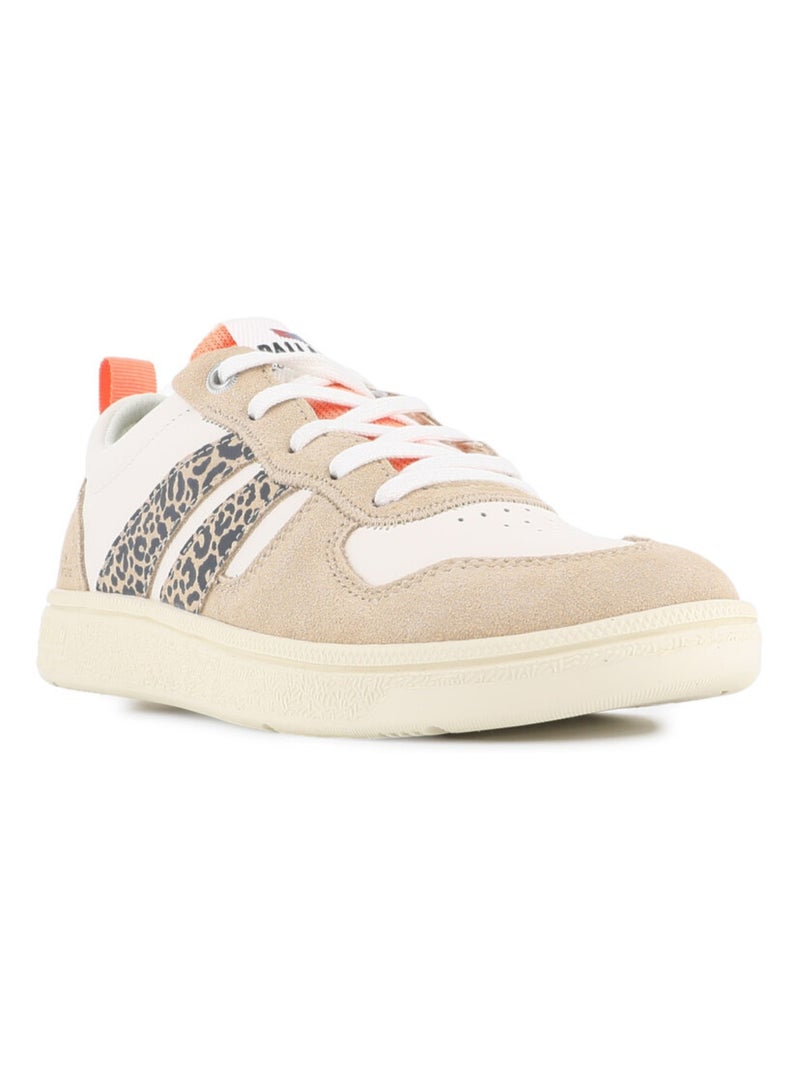 Baskets en Cuir Palladium Beige - Kiabi