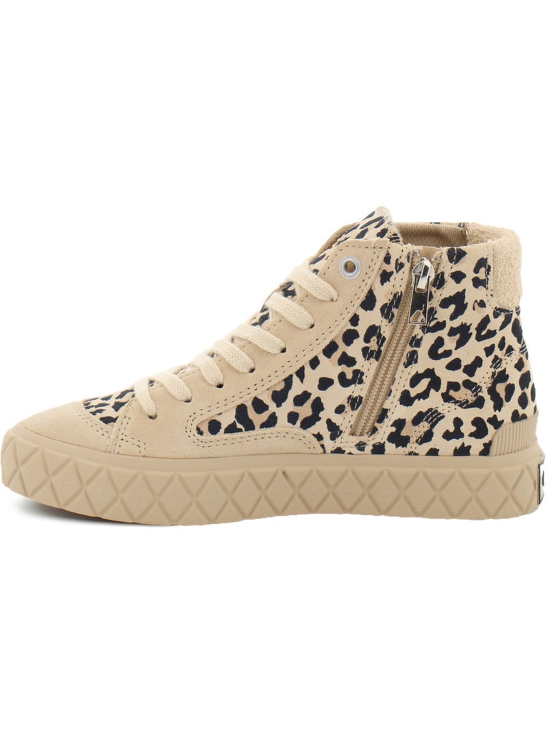 Baskets en cuir palladium Beige - Kiabi
