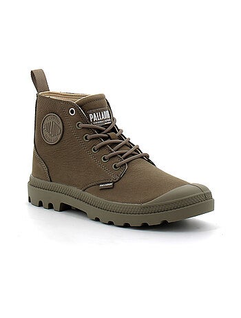 Baskets en Cuir Palladium