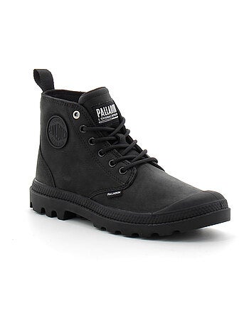 Baskets en Cuir Palladium