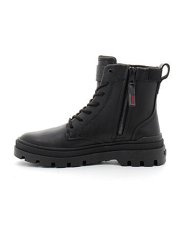 Baskets en Cuir Palladium