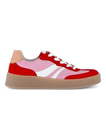 Baskets en cuir