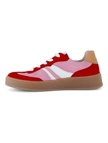 Baskets en cuir