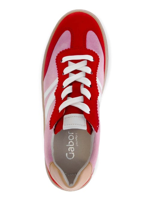 Baskets  en cuir - Kiabi