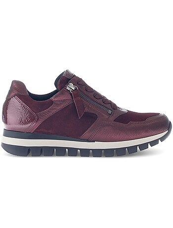 Baskets en cuir