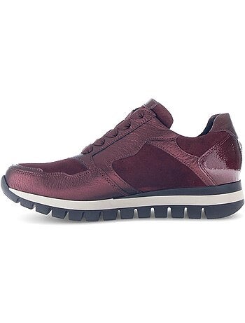 Baskets en cuir
