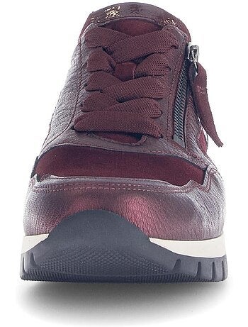 Baskets en cuir