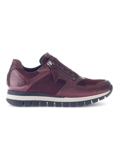 Baskets  en cuir - Kiabi