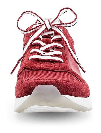 Baskets en cuir