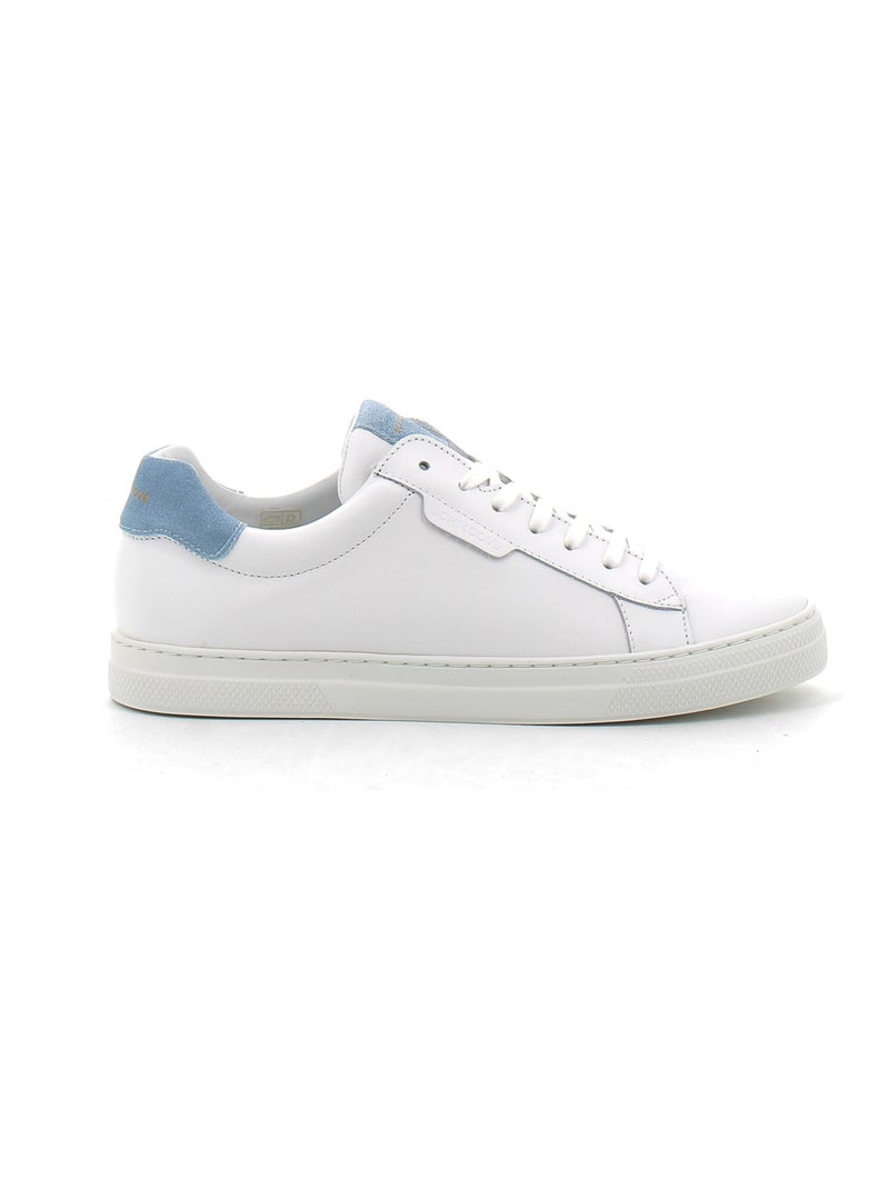 Baskets en Cuir Schmoove Blanc - Kiabi