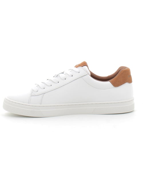Baskets en Cuir Schmoove - Kiabi