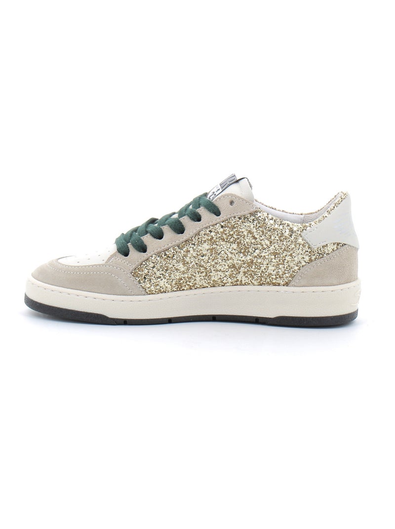Baskets en Cuir Semerdjian Beige - Kiabi