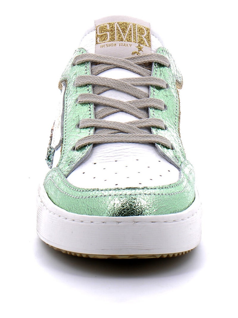 Baskets en Cuir Semerdjian Blanc - Kiabi