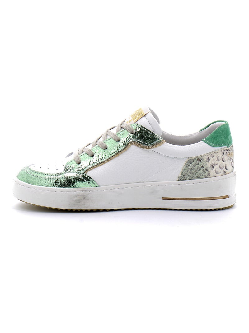 Baskets en Cuir Semerdjian Blanc - Kiabi