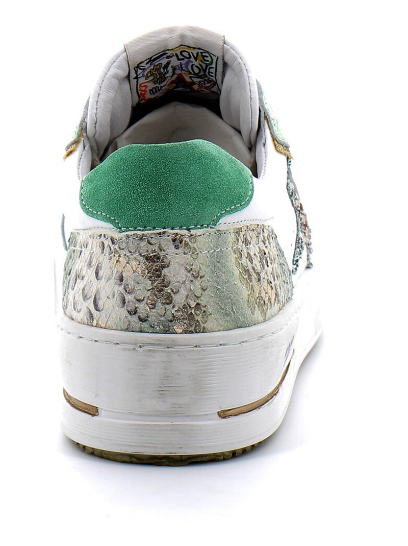 Baskets en Cuir Semerdjian Blanc - Kiabi