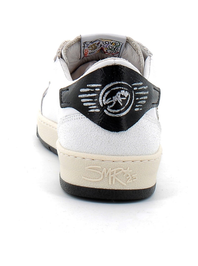 Baskets en Cuir Semerdjian Blanc - Kiabi