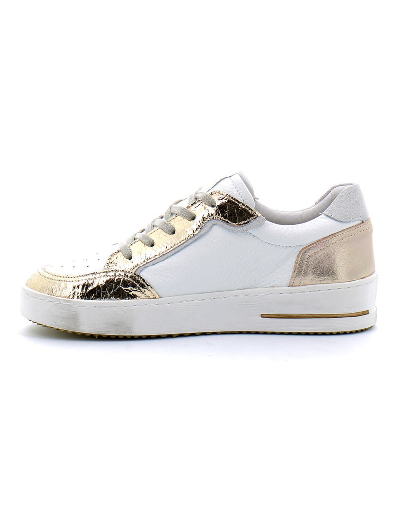 Baskets en Cuir Semerdjian Blanc - Kiabi