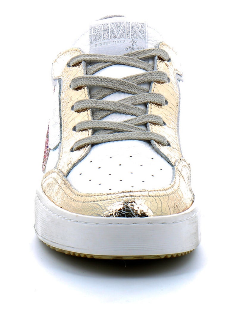 Baskets en Cuir Semerdjian Blanc - Kiabi