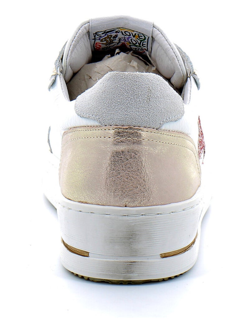 Baskets en Cuir Semerdjian Blanc - Kiabi
