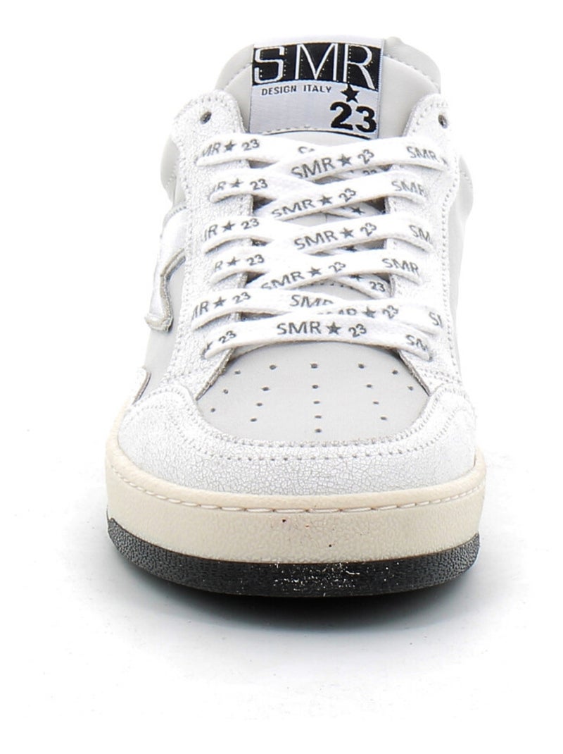 Baskets en Cuir Semerdjian Blanc - Kiabi