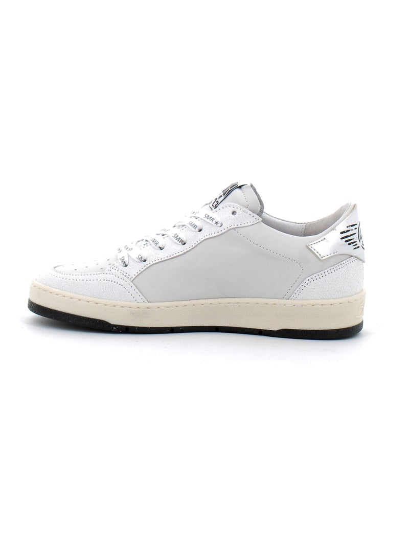 Baskets en Cuir Semerdjian Blanc - Kiabi