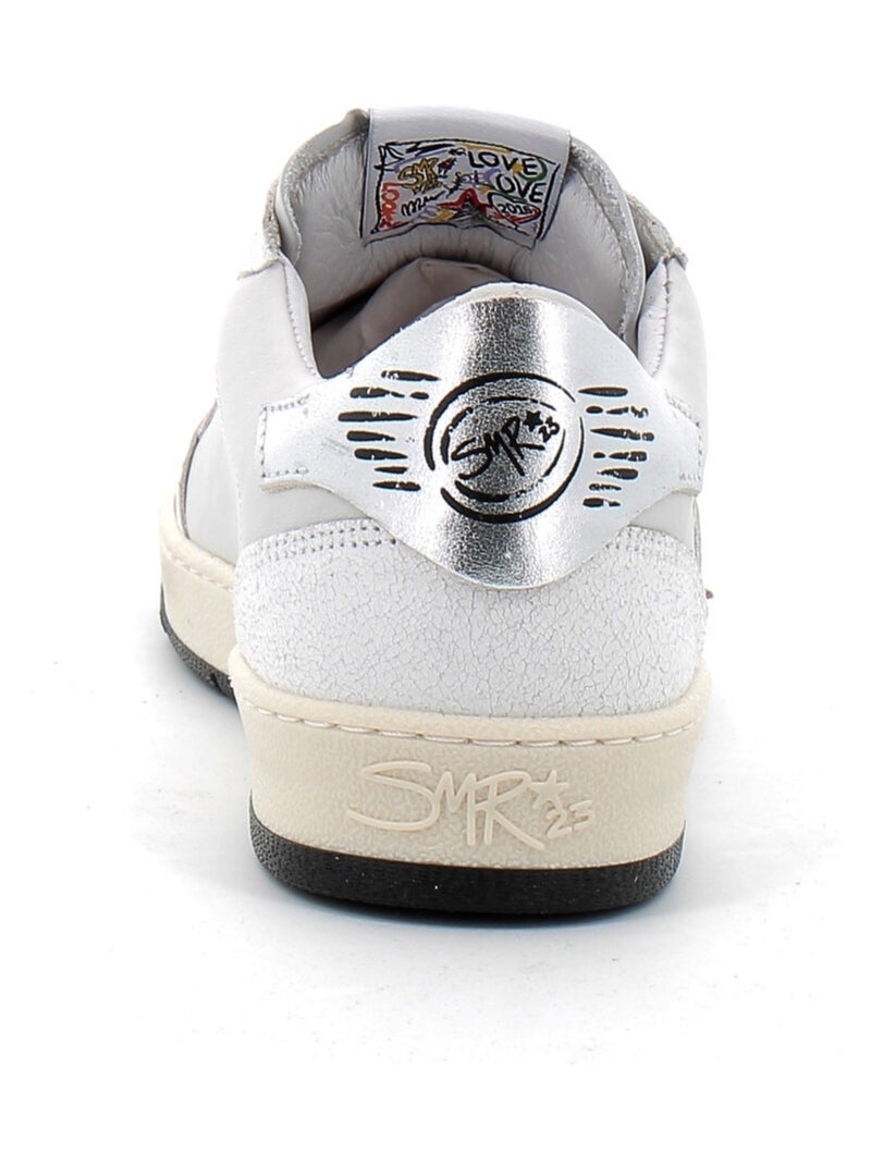 Baskets en Cuir Semerdjian Blanc - Kiabi