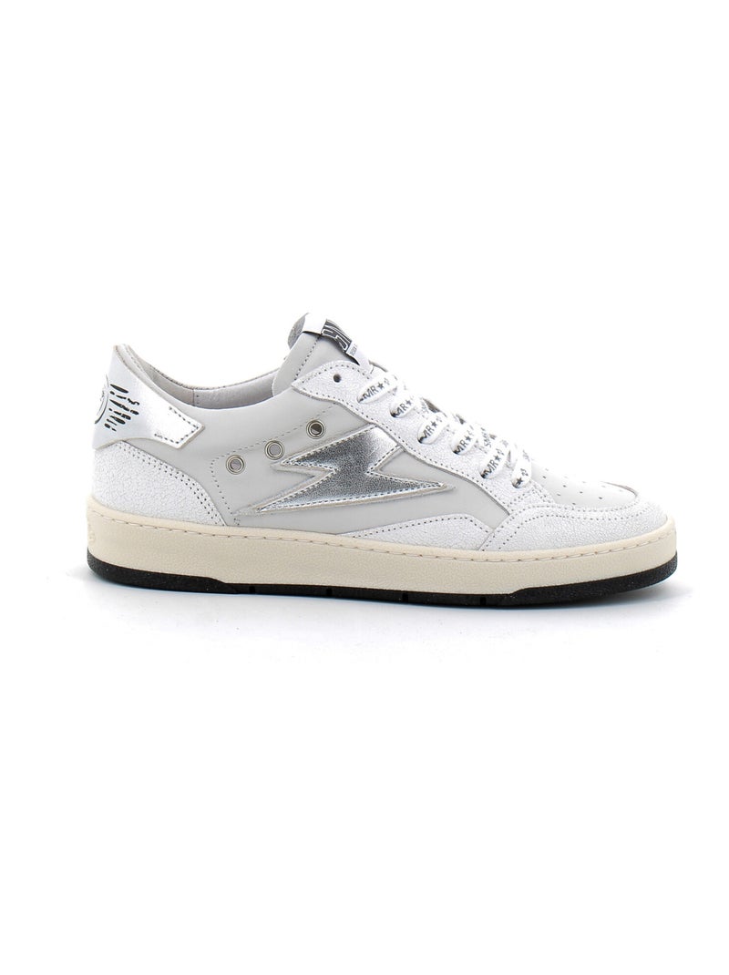Baskets en Cuir Semerdjian Blanc - Kiabi