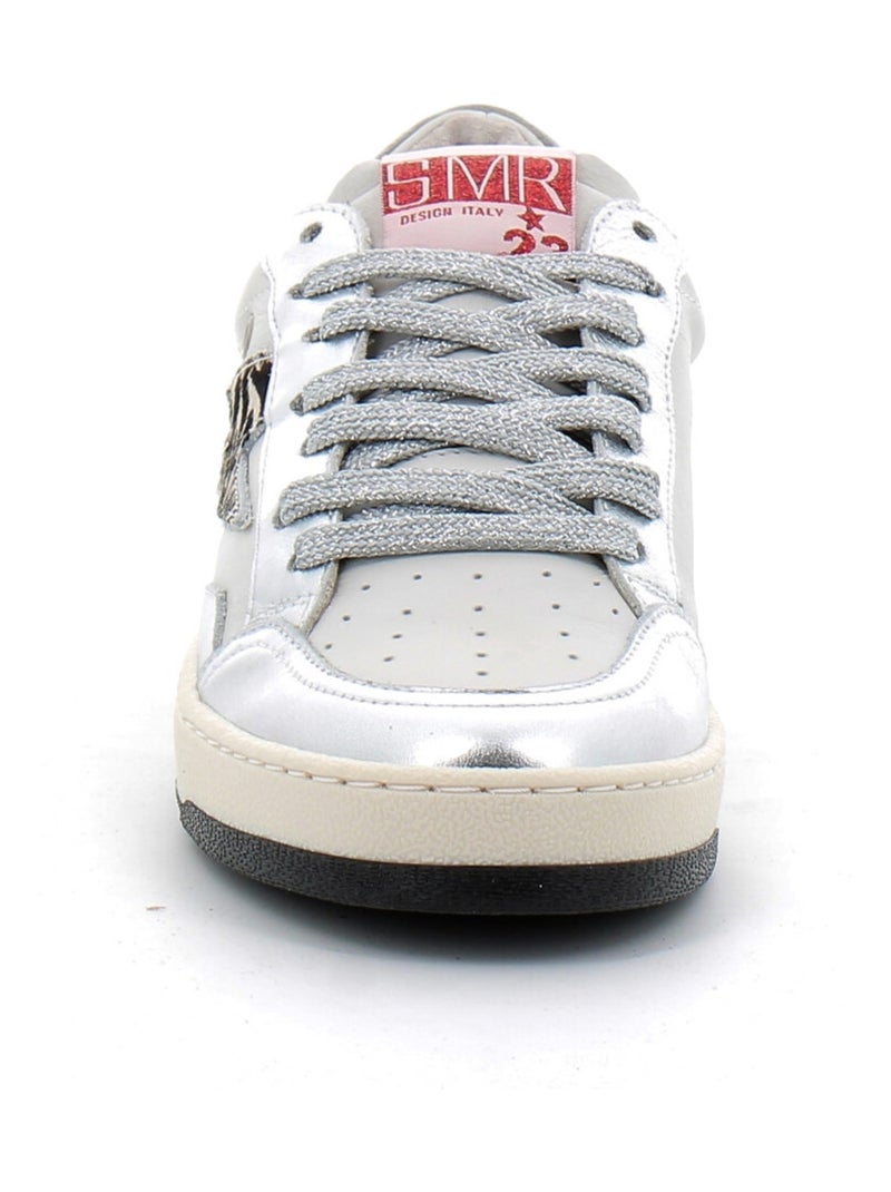 Baskets en Cuir Semerdjian Blanc - Kiabi