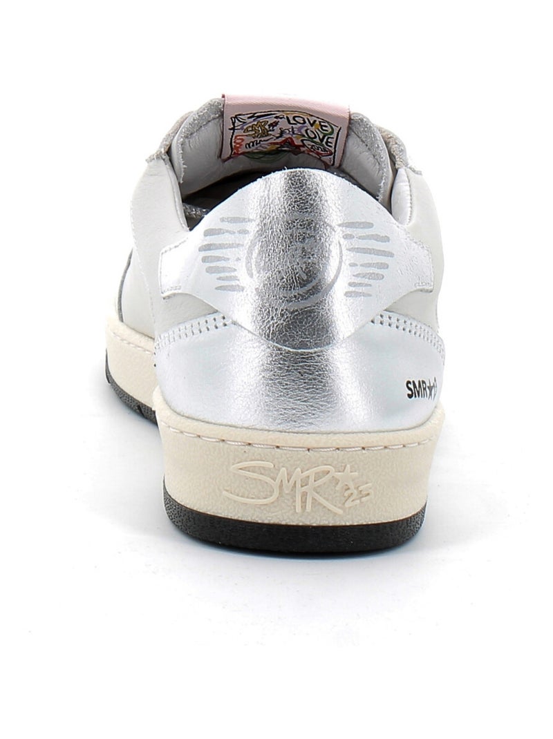 Baskets en Cuir Semerdjian Blanc - Kiabi
