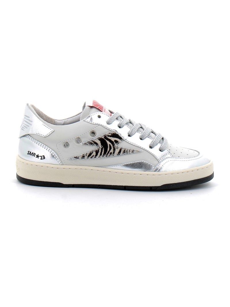 Baskets en Cuir Semerdjian Blanc - Kiabi