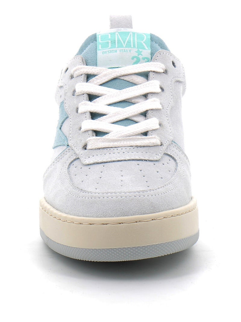 Baskets en Cuir Semerdjian Bleu - Kiabi