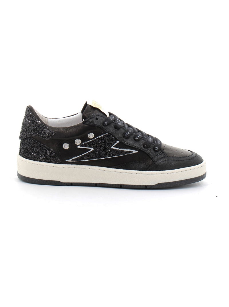Baskets en Cuir Semerdjian Noir - Kiabi