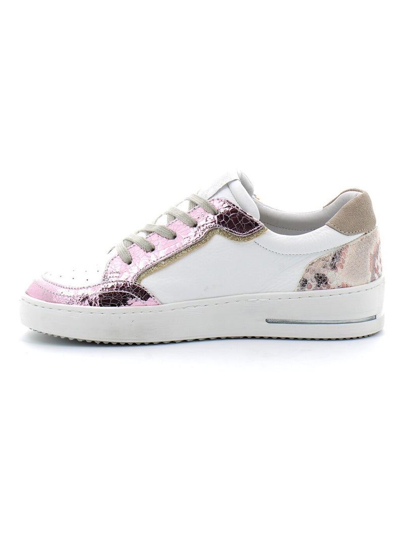 Baskets en Cuir Semerdjian Rose - Kiabi