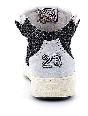 Baskets en Cuir & Strass Semerdjian