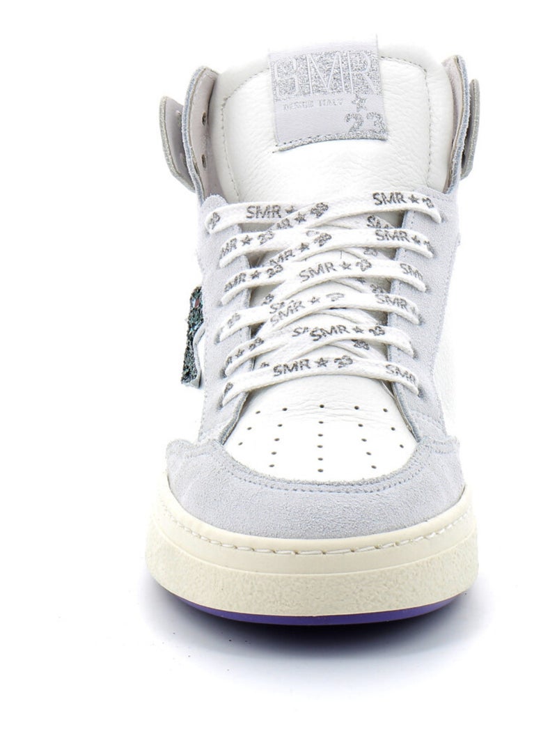 Baskets en Cuir & Strass Semerdjian Vert - Kiabi