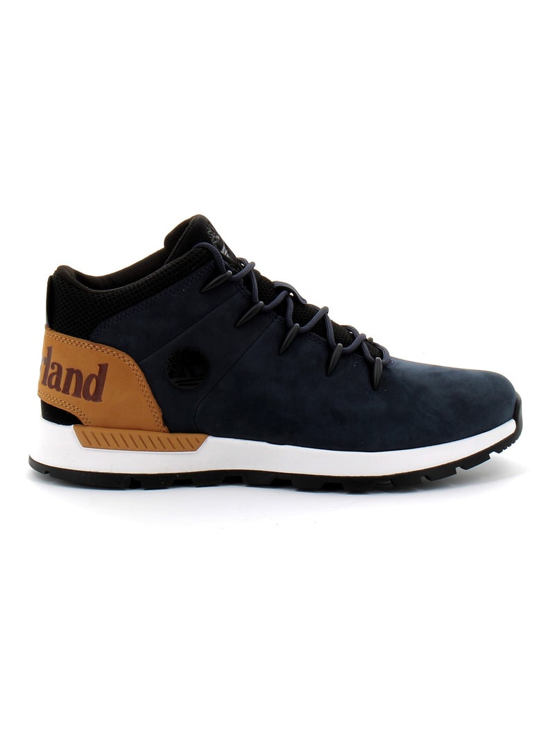 Baskets en Cuir Timberland Bleu - Kiabi
