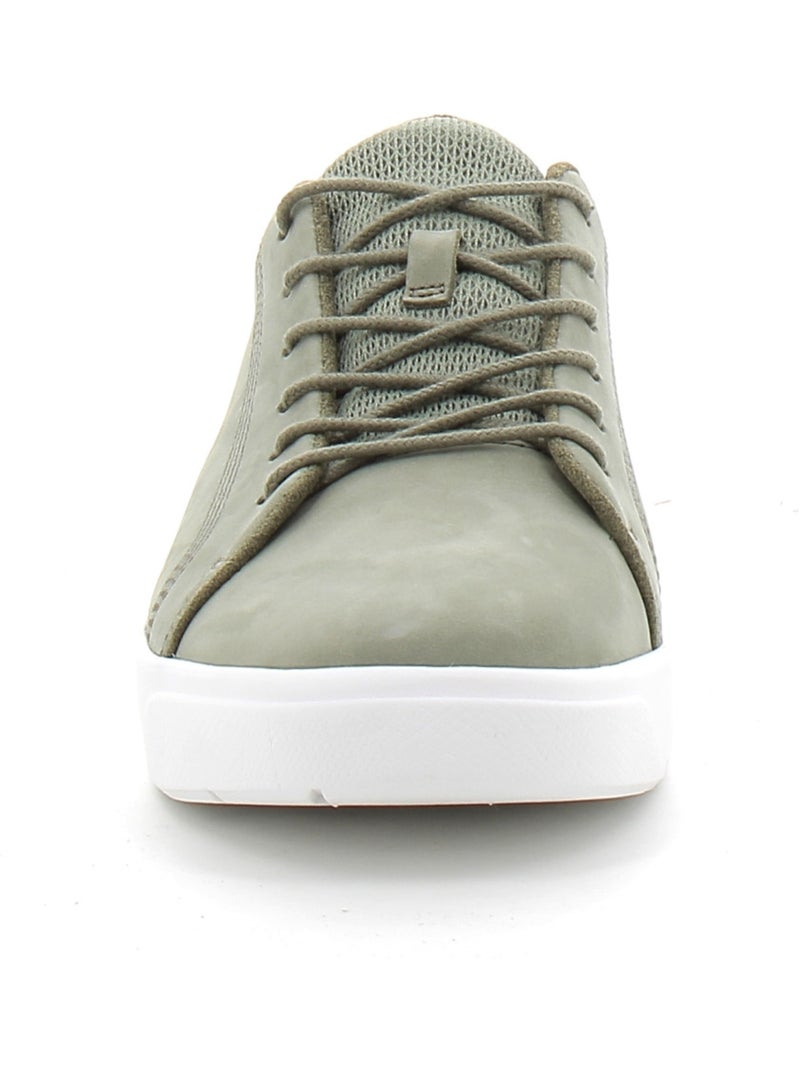Baskets en Cuir Timberland Kaki - Kiabi