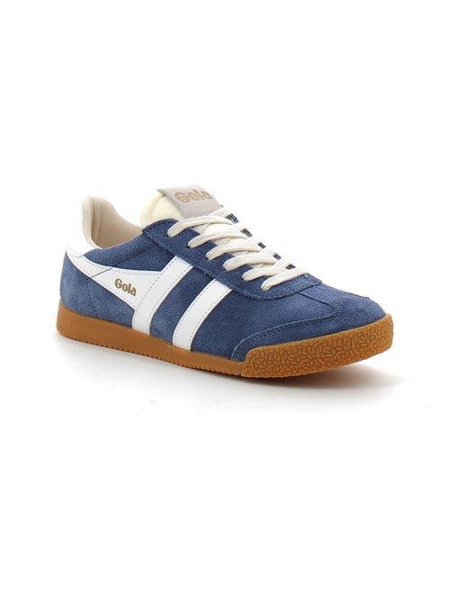 Baskets en Cuir Velours Gola - Kiabi