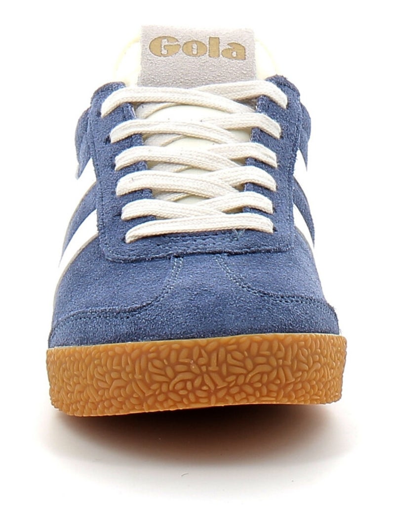 Baskets en Cuir Velours Gola Bleu - Kiabi