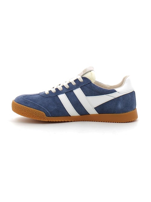 Baskets en Cuir Velours Gola - Kiabi
